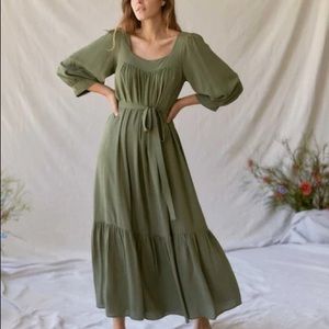 Christy Dawn Bianca Dress in Washed Pine